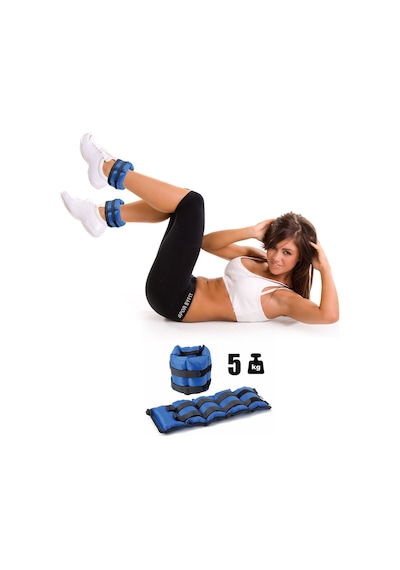 Spor Byfit 5 Kg x 2 Adet El veya Ayak Bileği Ağırlığı mavi