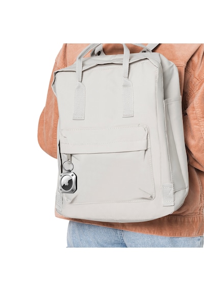 Buff Tagsafe Proshield Taşınabilir Anahtarlık Apple Uyumlu AirTag Kılıf White