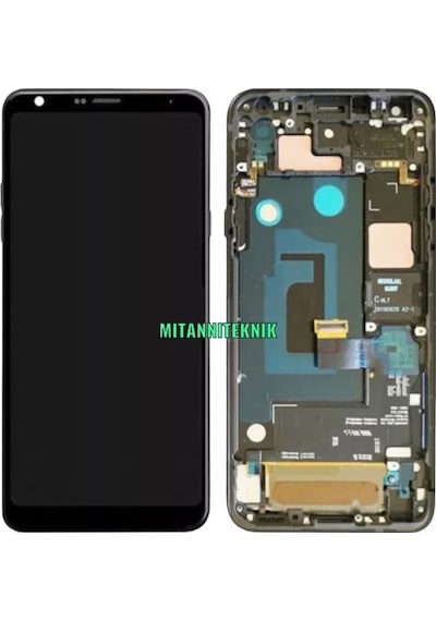 LG Uyumlu Q7 Q7 Plus Lcd Ekran Dokunmatik Çerçeveli