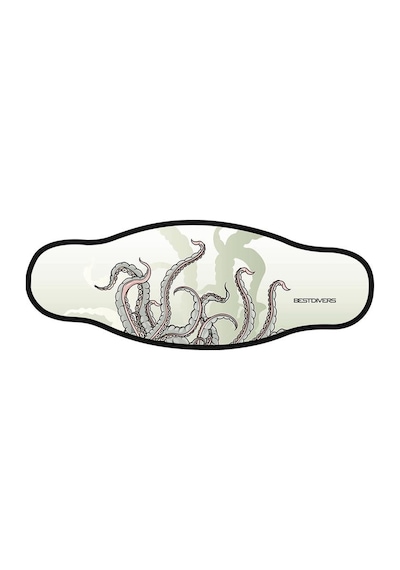 BestDivers Maske Arkalığı Tentacles Neopren Çok Renkli
