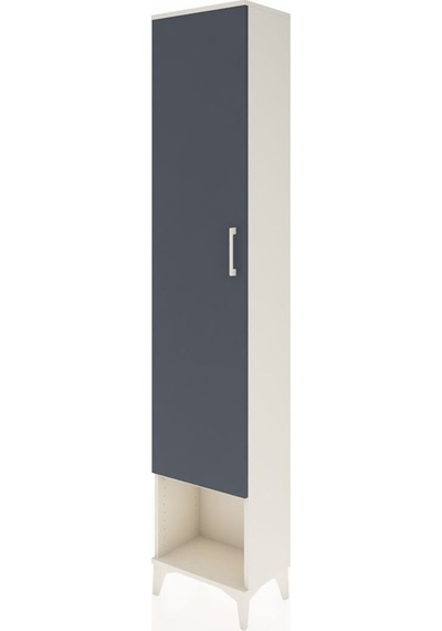 Arges Dolap 5 Raflı Tek Kapaklı 44x30x221 Aytaşı-antrasit Aytaşı