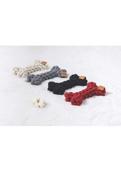 M-pets Coto Red Bone 19cm Örgü Kemik Oyuncak