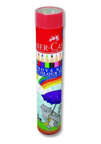 Faber Castell Tam Boy Boya Kalemi 12 Renk (metal Tüp) 116512