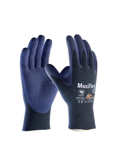 Atg Maxiflex Elite 34-244 Sadece 14 Gram Ağırlığında En İnce İş Eldiveni Mavi