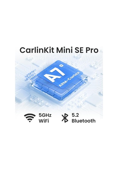 Ayrex Carlinkit 5.0 Se Pro Kablosuz Android Otomatik Ve Carplay Adaptörü, Oem Araçlar İçin Kablolu Kablosuza Dönü