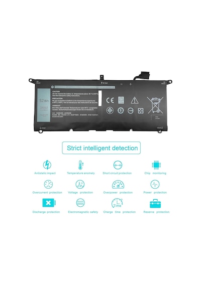 Dell Uyumlu Inspiron 7490 Batarya Pil