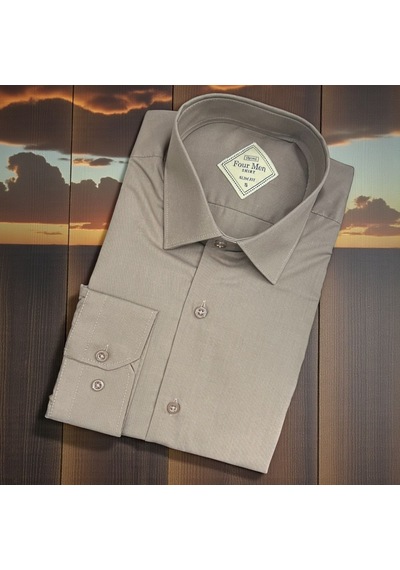 Linen Keten Slim Fit 4 Mevsim Giyilebilen Pamuklu Gömlek Krem