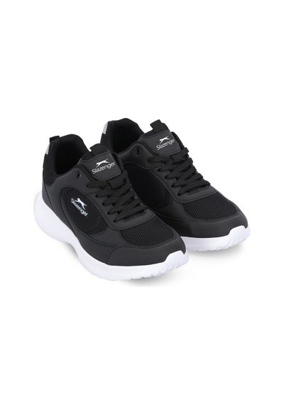 Slazenger Aronıx I Erkek Siyah / Beyaz Koşu & Yürüyüş Spor Ayakkabısı Beyaz - Siyah
