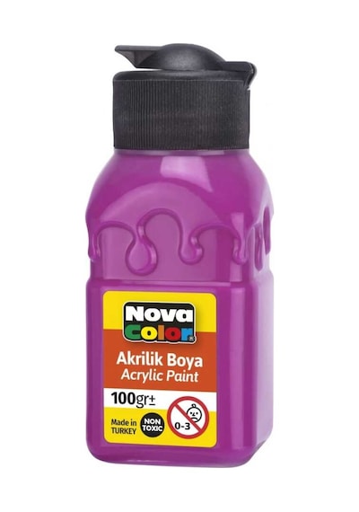 Nova Color Akrilik Boya Şişe 100 Cc Fuşya