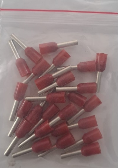 1,5 Mm Kablo Yüzüğü İzoleli 26adet Kırmızı