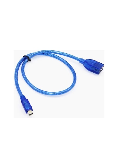 5 Pin Mini Usb Erkek - Usb Dişi Kablo 30Cm - Mini Uzatma