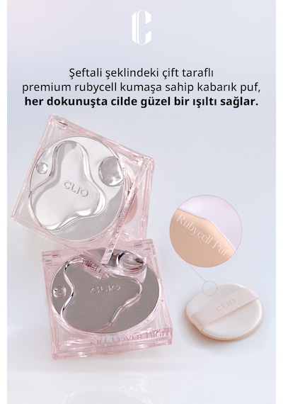 Hassas Uygulama Sağlayan Makyaj Pufu Clio Kill Cover High-glow Cushion Puff