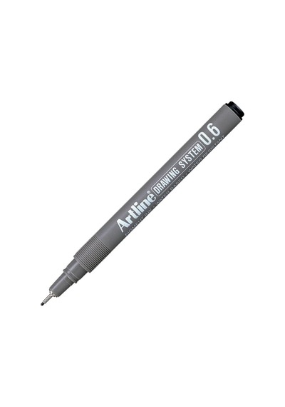 Drawing System 0.6, Siyah Teknik Çizim Kalemi