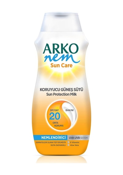Arko Nem Sun Care Güneş Bakım Güneş Sütü Spf 20 200 ML