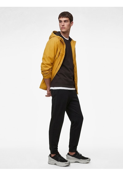 Koton Rahat Kesim Cepli Pamuklu Beli Lastikli Jogger Spor Eşofman Altı Siyah 6sam40084nk