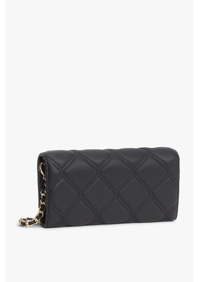 Tommy Hilfiger Th Femınıne Wallet On Chaın Kadın Siyah Cüzdan - Aw0aw18795