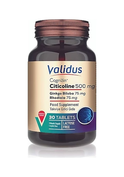 Validus Sitikolin 500 Mg 30 Tablet