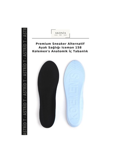 Astrid T Premium Sneaker Alternatif Ayak Sağlığı Iceman 158 Kolemen's Anatomik İç Tabanlık Çok Renkli
