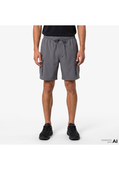 Under Armour Vibe Woven Cargo Erkek Gri Şort 1386560
