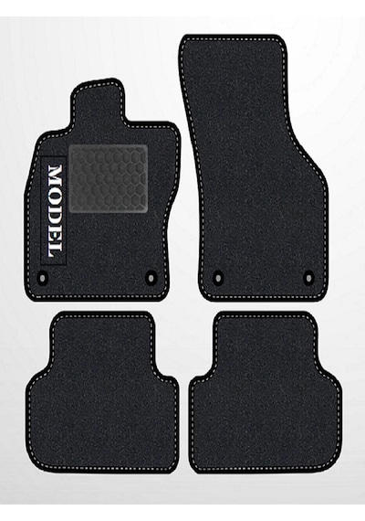 Ford Focus 3 2011-2014 Siyah Halı Siyah Kenar Petek Topuk