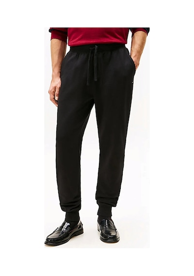 Tommy Hilfiger Tjm Slım S Flag Sweatpant Ext Erkek Siyah Eşofman Altı - Dm0dm20473