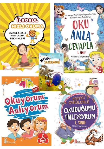 Ata 1.sınıf Hızlı Okuma + Oku Anla Cevapla + Okuyorum Anlıyorum + Okuduğumu Anlıyorum
