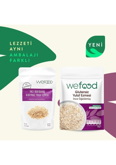 We Food Glutensiz İnce Öğütülmüş Yulaf Ezmesi 300 G