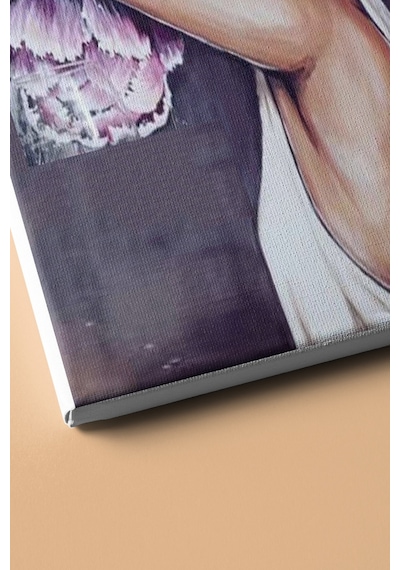 Webstyle Sayılarla Boyama Seti Kasnaklı Gül Kadın 50 X 65 Cm