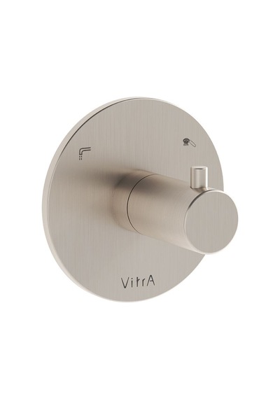 VitrA Origin A4262334 2 Yollu Yönlendirici Sıva Üstü Fırçalı Ni