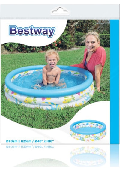 Bestway Havuz Balık Desenli 102x25 Cm Kzld-bw51008