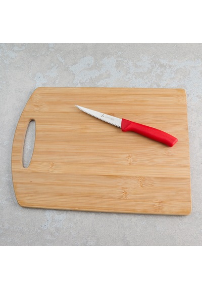 Aryıldız Rexa Tırtıklı Sebze Bıçak Kırmızı 10 Cm Renkli