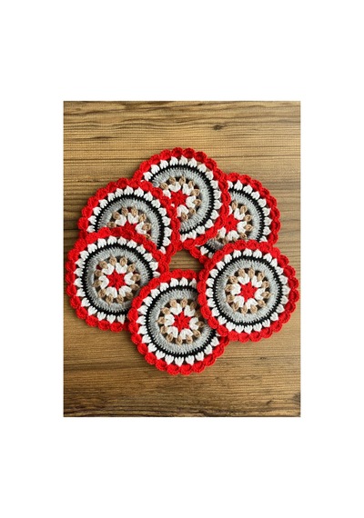 El Örgüsü Bardak Altlığı Handmade Bardak Altlığı Örgü Bardak Altlığı Diğer