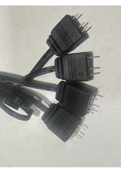 3 Pin Rgb Fan Çoğaltıcı 3 Pin 4 Port Argb Fan Çoğaltıcı Kablo
