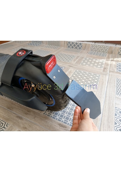 Ayyüce3d Hifree G1 Scooter Arka Çamurluk Eki Çıkarılabilir