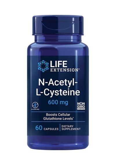 Life Extension, N-acetyl-l-cysteine, 600 Mg, 60 Capsules