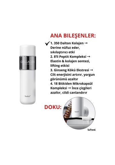 Sudee Collagen Protein Lotion 120 Ml Nemlendirici Ve Besleyici Kolajen Losyonu