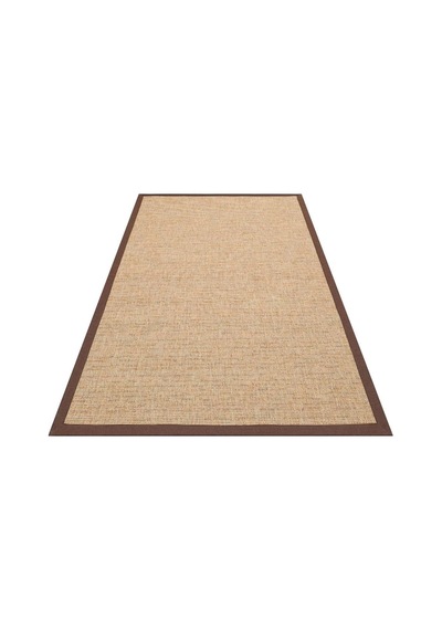 Eko Halı Ventura Vnt 2707 Multy Bordür Brown Mix Sisal Görünümlü İç Ve Dış Mekan Uyumlu Hav Vermeyen