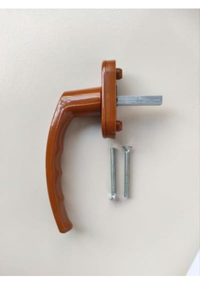 Pvc Pimapen Pencere Kolu Balkon Sürme Kapı Kolu 1, Açık Kahve diğer