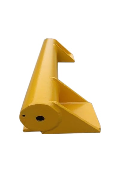 Kısa Araç Stoperi Teker Yaslama Bariyeri Park Demiri Otopark Stoperi 50 Cm Ø76mm 3mm