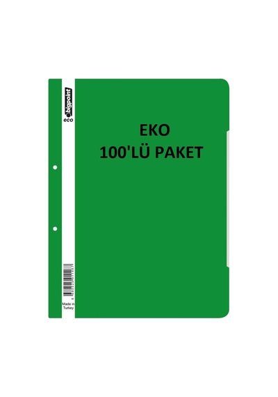 Bigpoint Telli Dosya Eco Yeşil X 100 Adet Diğer
