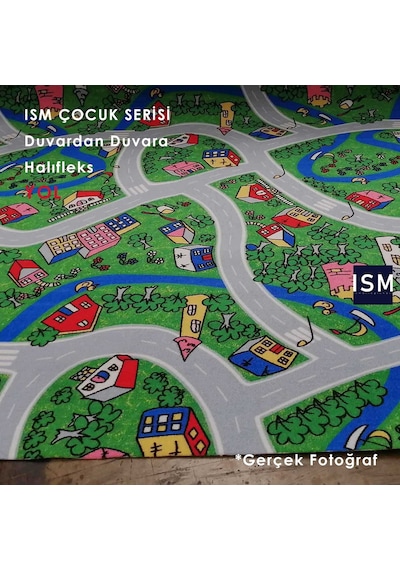 Ism - Halıfleks - Çocuk Odası - Kreş - Anaokulu - 4.5Mm Çok Renkli