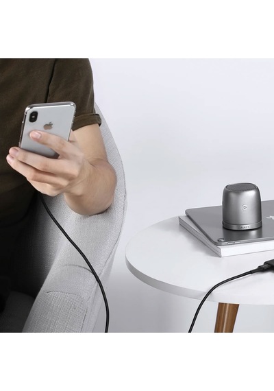 Aukey Cb-bal7-bk Naylon Örgülü Usb-a To Lightning Şarj Kablosu 0.9 M - Siyah
