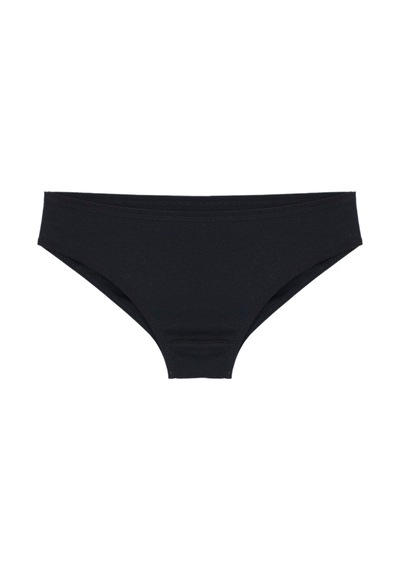 Bsm 3'lü Kadın Siyah Pamuklu Kaşkorse Bikini Külot Siyah