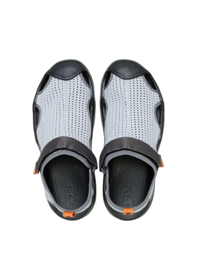 Crocs Swiftwater Prm Mesh Deck M Mirage Erkek Sandalet-8473 Gri