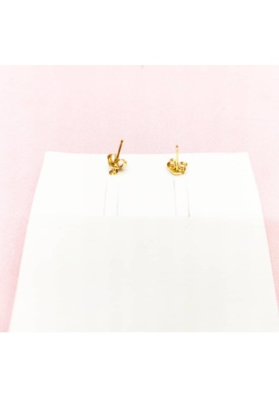 Oriental Kuyumculuk Jewellery 5 Yapraklı Yonca Küpe Gold