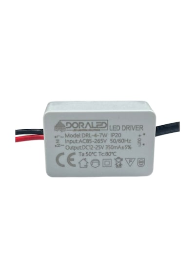 4-7X1W 350Ma 12-24V Power Led Driver IP20 Power Led Sürücü