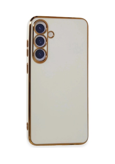 Durukar Samsung Galaxy Uyumlu - S24 Plus Kılıf Volet Silikon - Beyaz