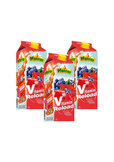 Pfanner Vitamin Reload Meyve Suyu 2 Lt X3