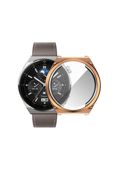 Huawei Watch Gt 3 Pro 43mm Tgco Watch Gard 02 Koruyucu Silikon - Gold