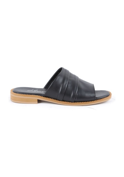 Libero Kadın Siyah Terlik Günlük Hakiki Deri Şerit Detaylı Klasik Termo Düz Taban L060.441 Libero Kadın Siyah Terlik Günlük Hakiki Deri Şerit Detaylı Klasik Termo Düz Taban L060.441